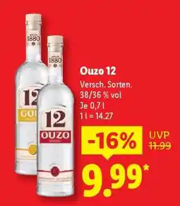 Lidl Ouzo 12 Angebot