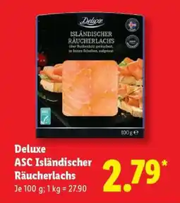Lidl Deluxe ASC Isländischer Räucherlachs Angebot