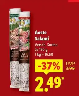 Lidl Aoste Salami Angebot