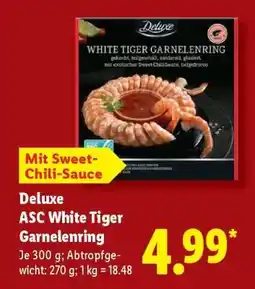 Lidl Deluxe ASC White Tiger Garnelenring Angebot