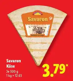 Lidl Savaron Käse Angebot