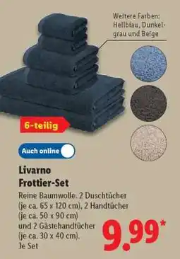 Lidl Livarno Frottier-Set Angebot