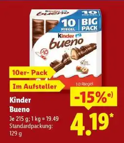 Lidl Kinder Bueno Angebot
