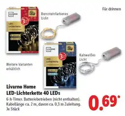 Lidl Livarno Home LED-Lichterkette 40 LEDs Angebot