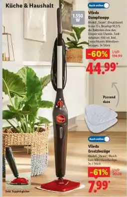 Lidl Vileda Dampfmopp Angebot