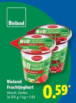 Lidl Bioland Fruchtjoghurt Angebot