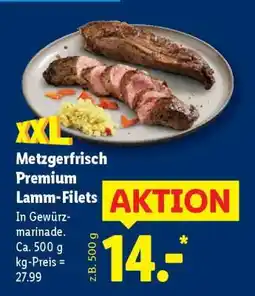 Lidl XXL Metzgerfrisch Premium Lamm-Filets Angebot