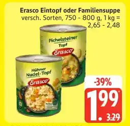 Edeka Erasco Eintopf oder Familiensuppe Angebot