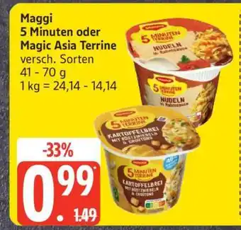Edeka Maggi 5 Minuten oder Magic Asia Terrine Angebot