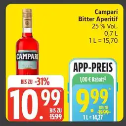 Edeka Campari Bitter Aperitif Angebot