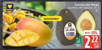 Edeka Avocado oder Mango Angebot