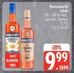 Edeka RAMAZZOTTI Likör Angebot