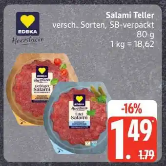 Edeka Salami-Teller Angebot