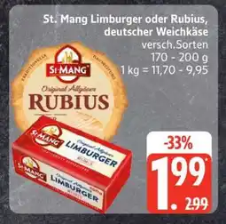 Edeka St. Mang Limburger oder Rubius Angebot