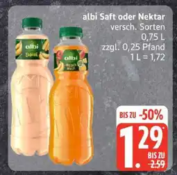 Edeka Albi Saft oder Nektar Angebot