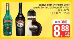 Edeka Baileys oder Sheridans Likör Angebot