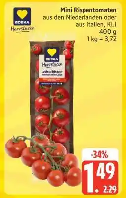 Edeka Mini-Rispentomaten Angebot