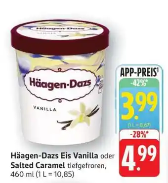 Edeka Häagen-Dazs Eis Vanilla oder Salted Caramel Angebot