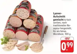 Edeka Lyoner-Aufschnitt gemischt Angebot