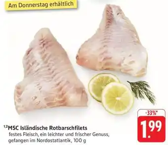 Edeka MSC Isländische Rotbarschfilets Angebot