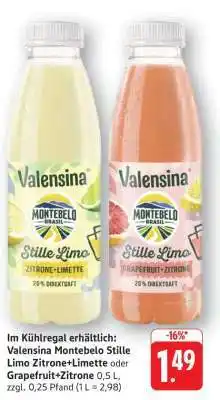Edeka Valensina Montebelo Stille Limo Angebot