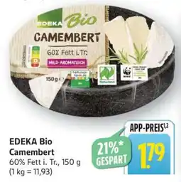 Edeka EDEKA Bio Camembert Angebot