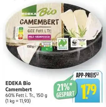 Edeka EDEKA Bio Camembert Angebot
