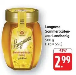 Edeka Langnese Sommerblüten- oder Landhonig Angebot