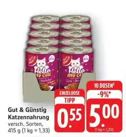 Edeka Gut&Günstig Katzennahrung Angebot