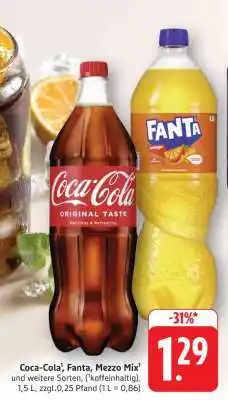 Edeka Coca­Cola/ Fanta/Mezzo Mix Angebot