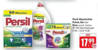 Edeka Persil Waschmittel Pulver, Gel oder Discs Angebot