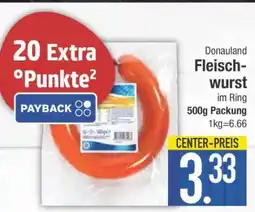 Edeka Donauland Fleischwurst im Ring Angebot