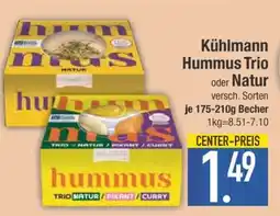 Edeka Kühlmann Hummus Trio oder Natur Angebot