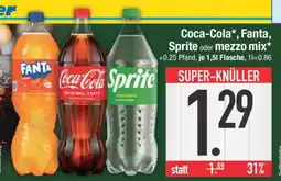 Edeka Coca-Cola, Fanta, Sprite oder Mezzo Mix Angebot