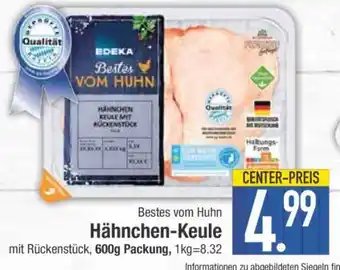 Edeka Bestes vom Huhn Hähnchen-Keule Angebot