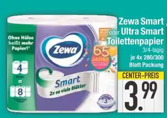 Edeka Zewa Smart oder Ultra Smart Toilettenpapier Angebot