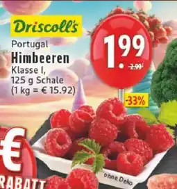 Edeka Driscoll’s Himbeeren Angebot