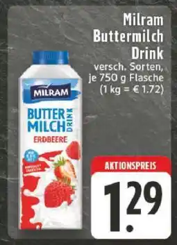 Edeka Milram Buttermilch Drink Angebot