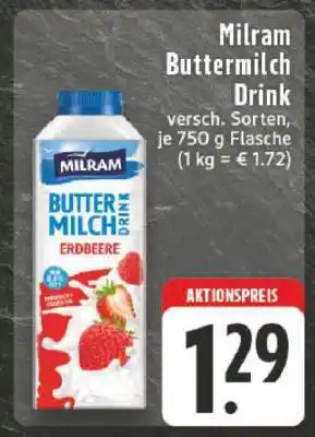 Edeka Milram Buttermilch Drink Angebot