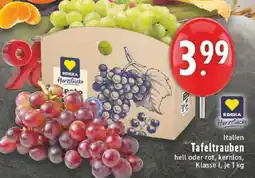 Edeka Italien Tafeltrauben Angebot