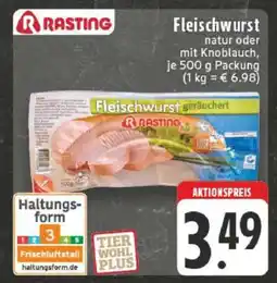 Edeka Rasting Fleischwurst Angebot