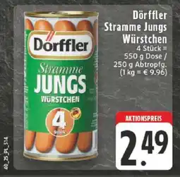 Edeka Dörffler Stramme Jungs Würstchen Angebot