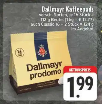 Edeka DALLMAYR Kaffeepads Angebot