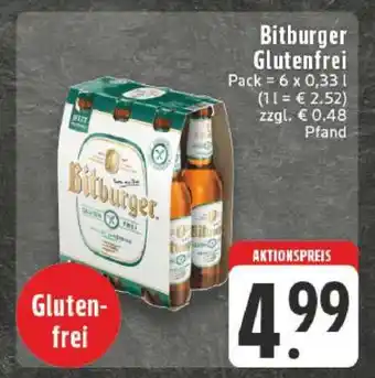 Edeka BITBURGER Glutenfrei Angebot