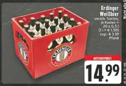 Edeka Erdinger Weißbier Angebot