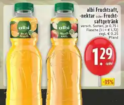 Edeka albi Fruchtsaft, -nektar oder Fruchtsaftgetränk Angebot