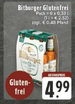 Edeka BITBURGER Glutenfrei Angebot