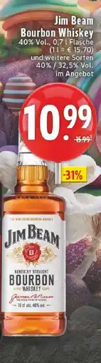 Edeka Jim Beam Bourbon-Whiskey Angebot