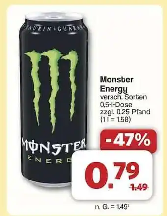 Famila Nord Ost Monster Energy Angebot