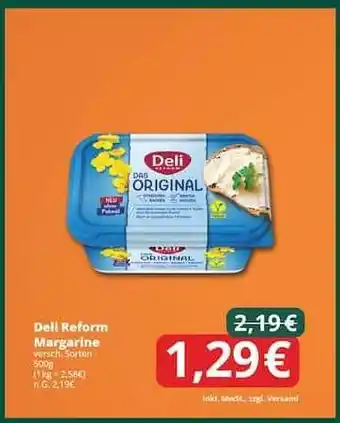 Famila Nord Ost DELI REFORM Margarine Angebot